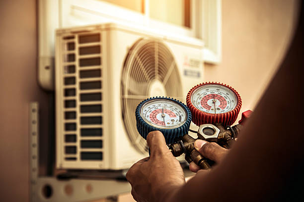 Professional Hvac Maintenance technician working in Columbia City, OR